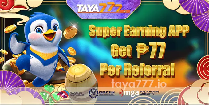 Taya777 Get PHP 77 per referral